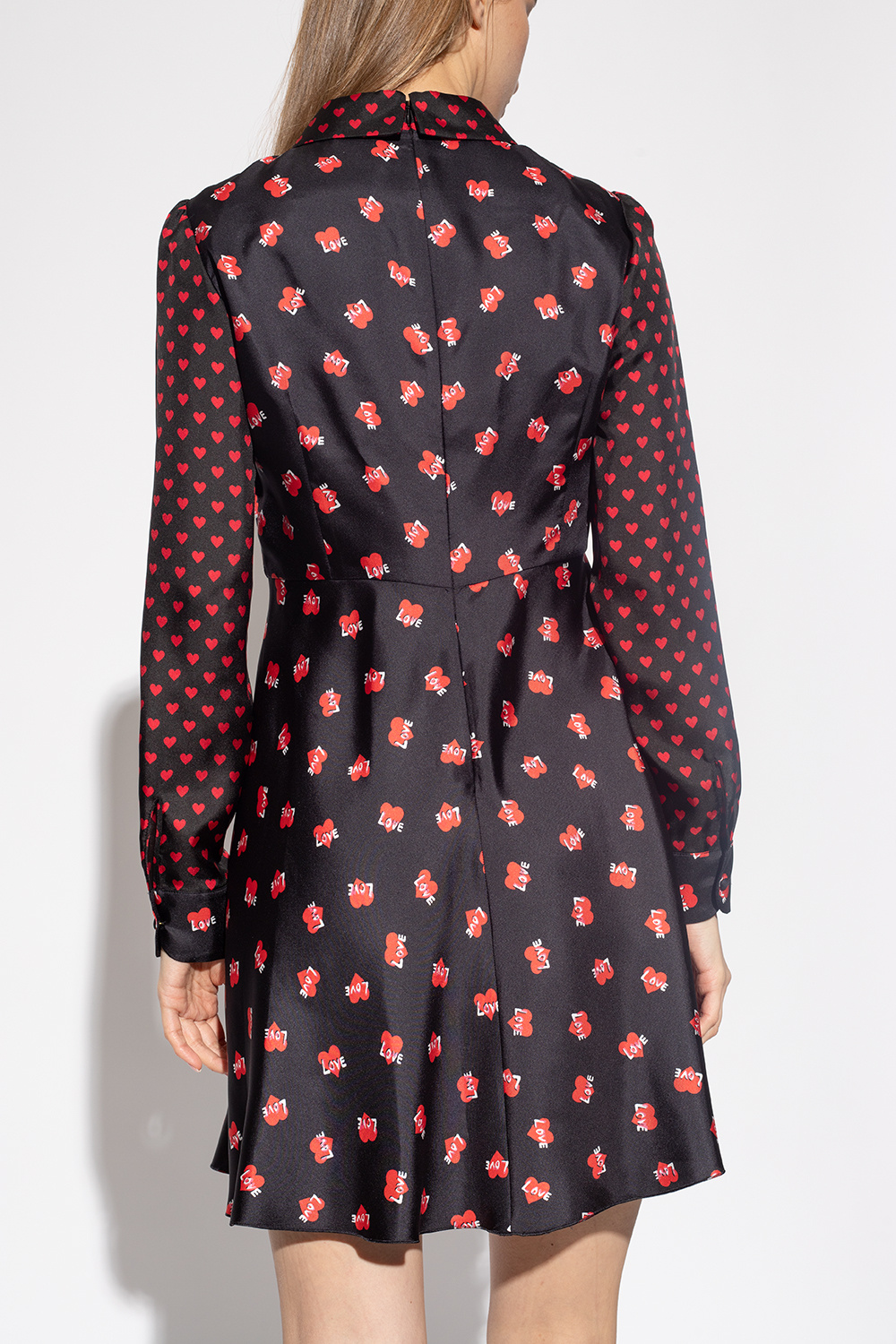 Black Silk dress Red Valentino - SchaferandweinerShops Japan